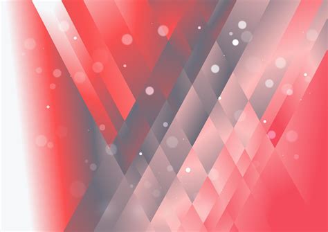 Abstract White Red and Grey Gradient Background Vector Image