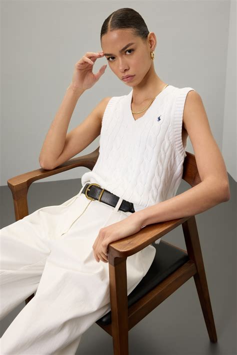 Cable-Knit Sweater Vest by Polo Ralph Lauren | Rent the Runway