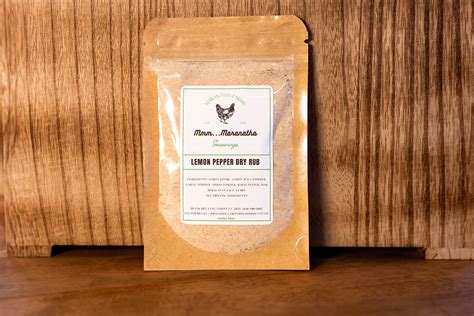 Lemon Pepper Dry Rub – Maranatha Farms