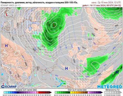 Модели Россия - ECMWF Россия - Европейская часть России - погода.com ...