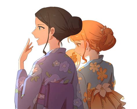 Download Nico Robin One Piece Kimono Wallpaper | Wallpapers.com