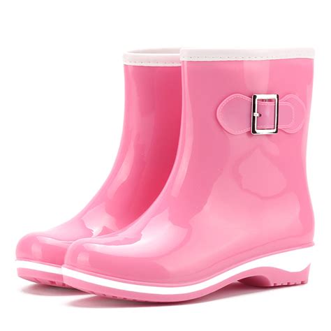 Ruziyoog Women Waterproof Rain and Garden Boot Women Waterproof Rain ...