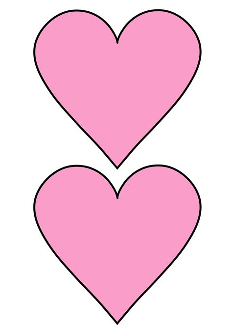 Heart Template Printable Free | Bernard