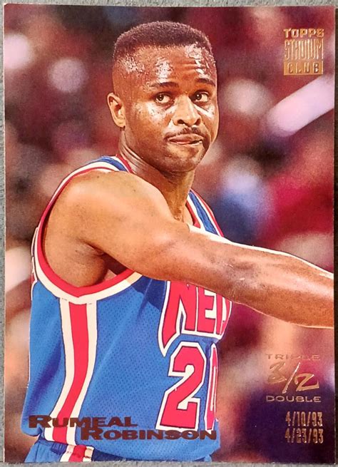 Rumeal Robinson #8 Prices | 1993 Stadium Club | Basketball Cards