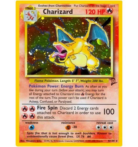 Holographic Charizard Card