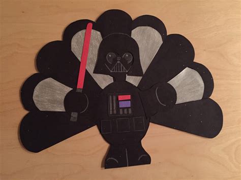 Darth Vader Turkey Disguise Template Printable - Templates Printable