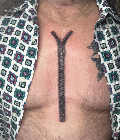 Makayla | Zipper over open heart surgery scar tattoo! Have an amazing ...