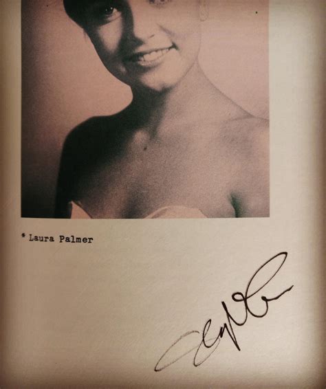 [No Spoilers] Laura Palmer (Sheryl Lee) autographed Secret History ...