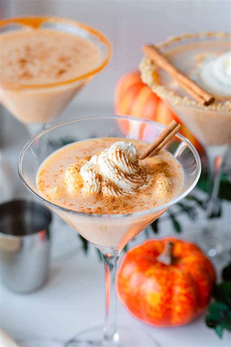 Pumpkin Pie Martini (w/ Rumchata) - Aleka's Get-Together