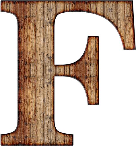 Download Wooden Texture Letter F | Wallpapers.com