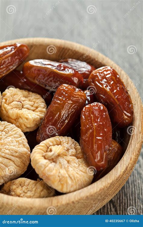 Dates and Figs Dried Fruits Stock Image - Image of eating, food: 40235667
