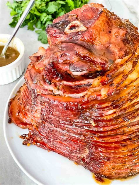 Honey Mustard Glazed Spiral Ham - Three Olives Branch