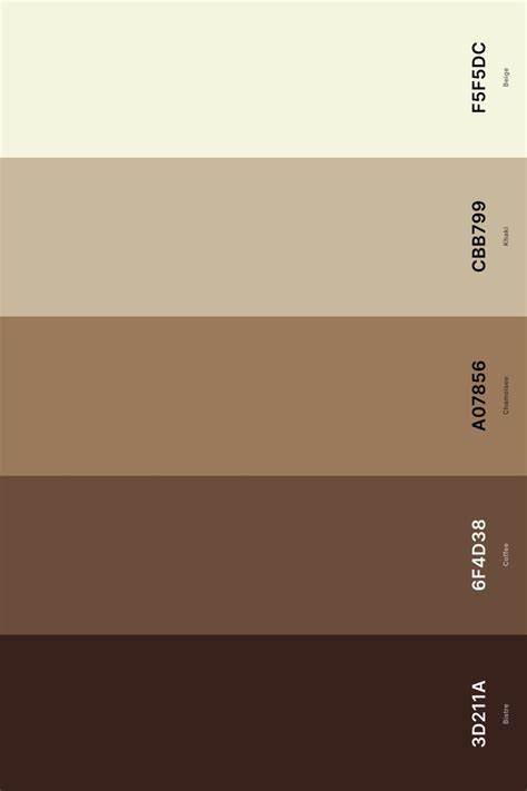 25+ Best Beige Color Palettes with Names and Hex Codes | Beige color ...