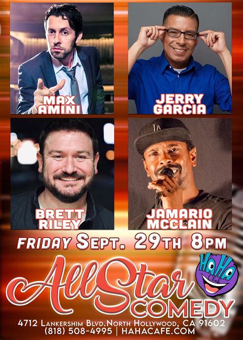 ALL STAR COMEDY Tickets at Ha Ha Comedy Club in Los Angeles by Haha ...