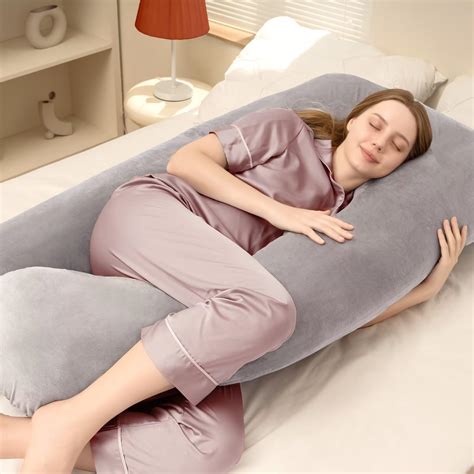 Amazon.com: WhatsBedding Pregnancy Pillows,U-Shaped Pregnancy Pillows ...