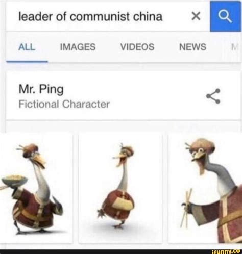 Leader Of Communist China Mr Ping