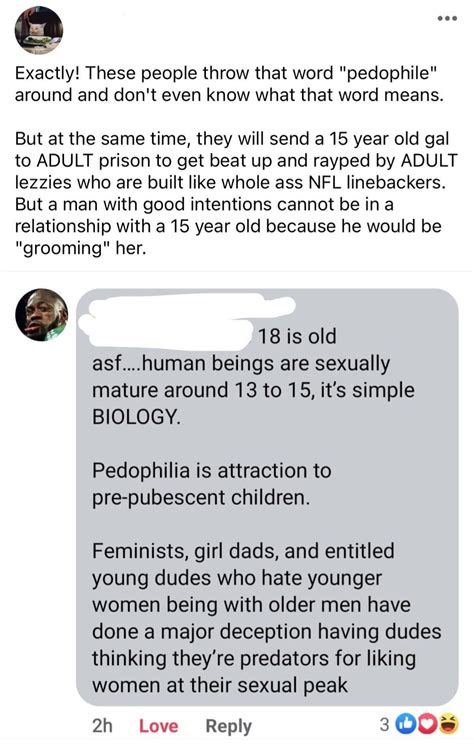 “18 is old as fuck.” ”Women (girls) at their sexual peak.” : r/badwomensanatomy