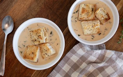 Creamy Garlic Bread Soup • Turano Baking Co