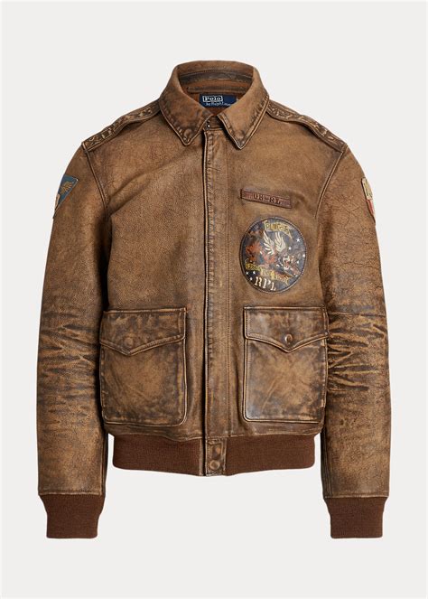 Leather Flight Jacket for Men | Ralph Lauren® JO