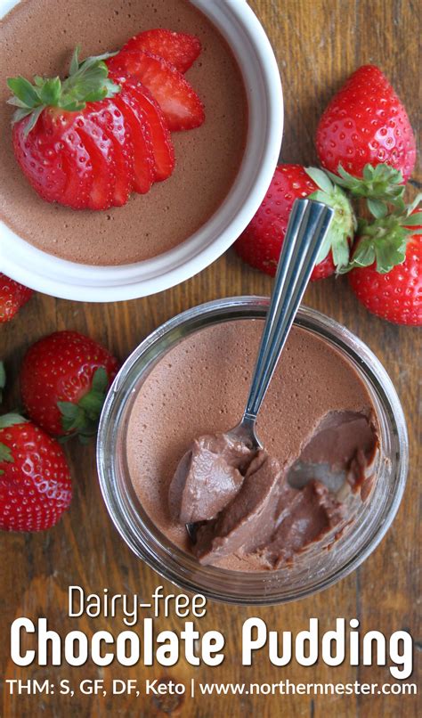 Dairy-free Chocolate Pudding | THM: S, GF, DF, Keto - Northern Nester