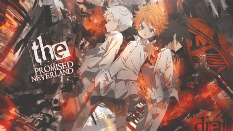 the promised neverland, emma, ray, norman, 4k, HD Wallpaper | Rare Gallery