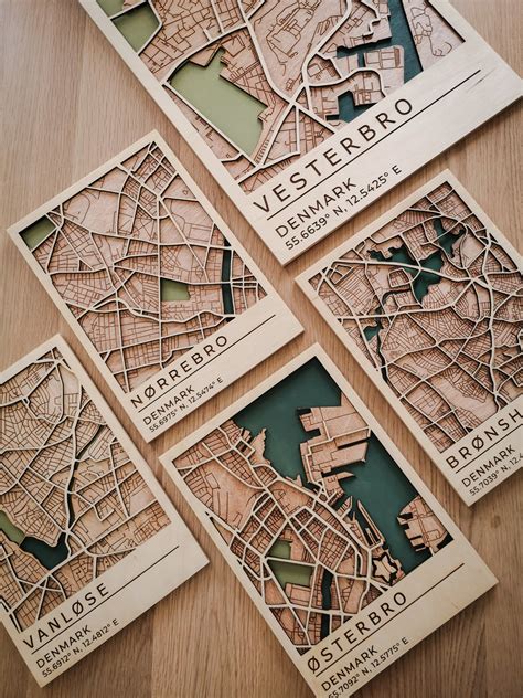 Cut It Out - 3D City Maps | Wood laser ideas, Laser cut wood crafts ...