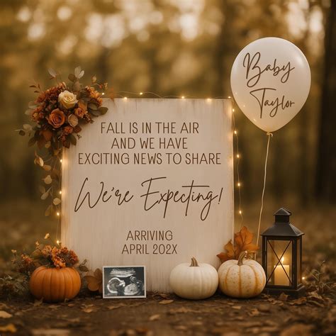 Easy Adorable Thanksgiving Pregnancy Announcement Ideas in 2025 | Fun ...