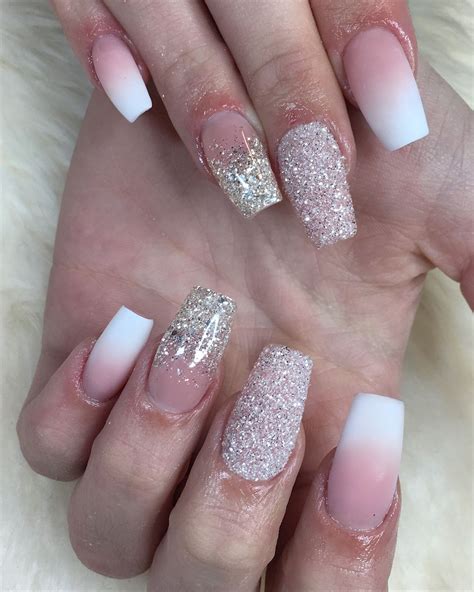 Glitter Ombre Nails Diy