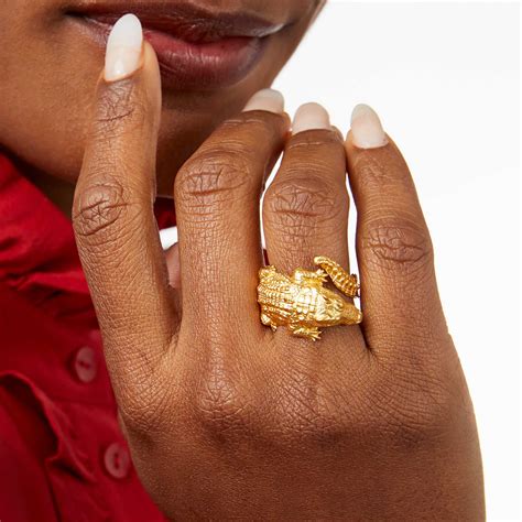 Alligator Ring - Gold Statement Ring | Julie Vos