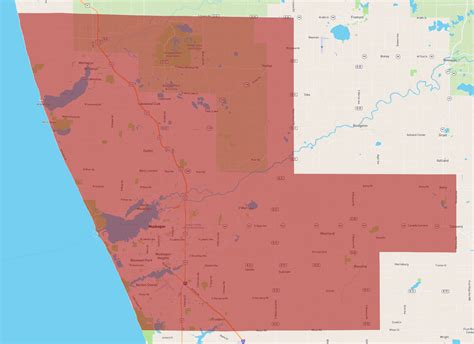 Map Of Muskegon County