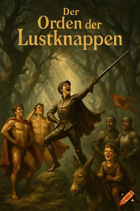 A rustic painting of a town entrance sign, 'Ortseingang', with a bird perched on top, set amidst ...