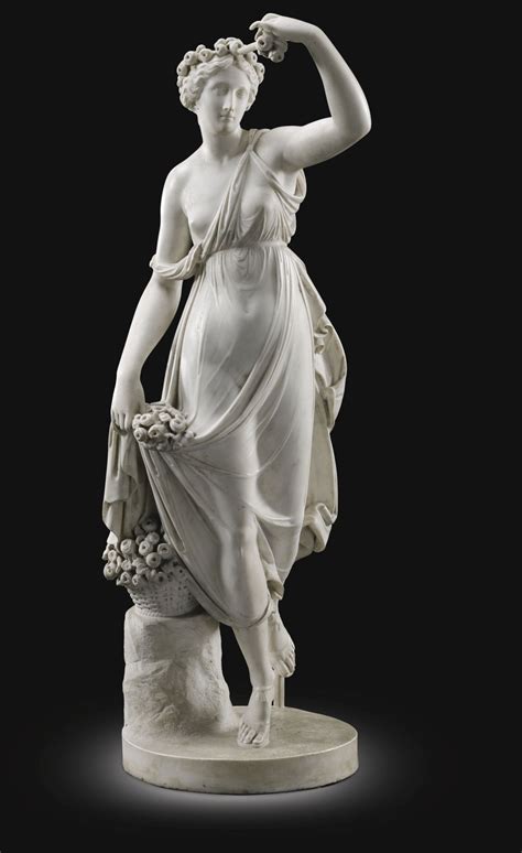 Workshop of Scipione Tadolini. ITALIAN 1822-1892. FLORA Ancient Greek ...