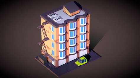 Low Poly Building Animation - 3D model by Alexander Kovalev / Svitlana ...