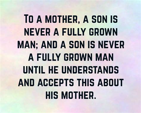 Mother And Son Quote 3 | QuoteReel