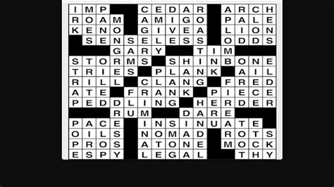 Crossword puzzle, Wander Words answers: May 21, 2019 - Metro US