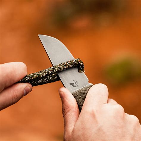 Circadian Clip Point EDC Fixed Blade Knife (CPM MagnaCut, Stonewash, G ...