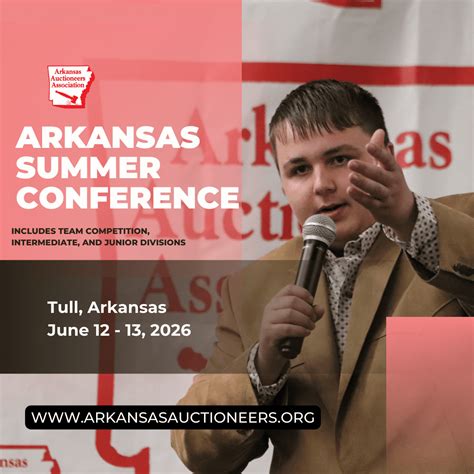 Save the Date: Arkansas Summer Conference & Contests - Arkansas ...