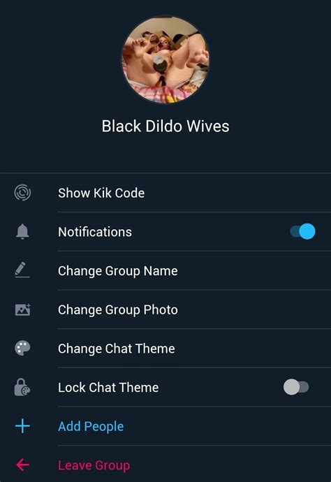 Bbc dildo wives Kik group, pm me on Kik to join. Jncsa151 ( only message me if you have pics of ...