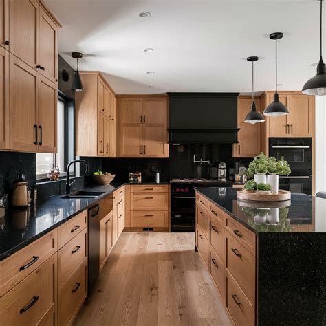 Modern Oak Kitchen Cabinets - 45 Styling Tips and Decor Ideas