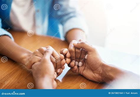 Together we Can Overcome Anything Thrown Our Way. Closeup Shot of Two ...