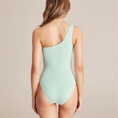 One Shoulder Crinkle Swim One Piece Bathers | Target Australia