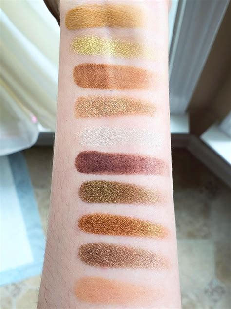 Swatches of the Wet n Wild Call Me Sunshine eyeshadow palette. : r ...