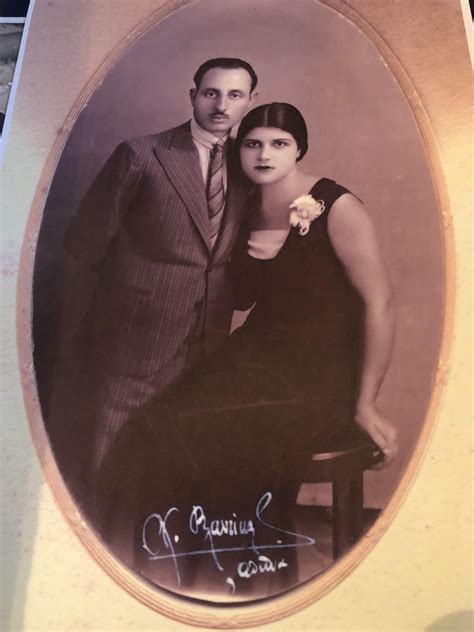 My maternal grandparents - around 1927 / 1928 Greece - Yaya was 17/ 18 ...