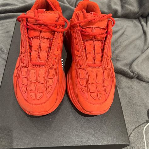 Amiri bone runner shoes Slight scuff marks Comes... - Depop