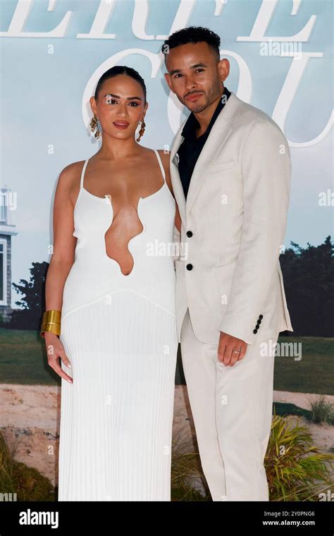 Jasmine Chamberlain and Bobby Johnson attend The Perfect Couple UK ...