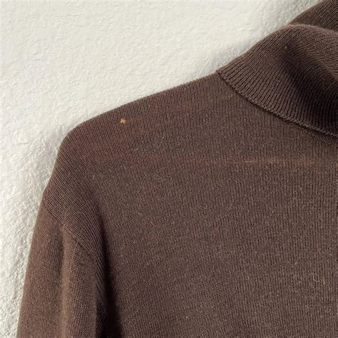 Gorgeous vintage chocolate brown turtleneck sweater... - Depop