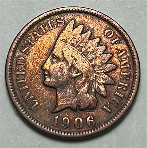 1906 Indian Head Cent Bronze Composite Penny. 81311 - For Sale, Buy Now ...