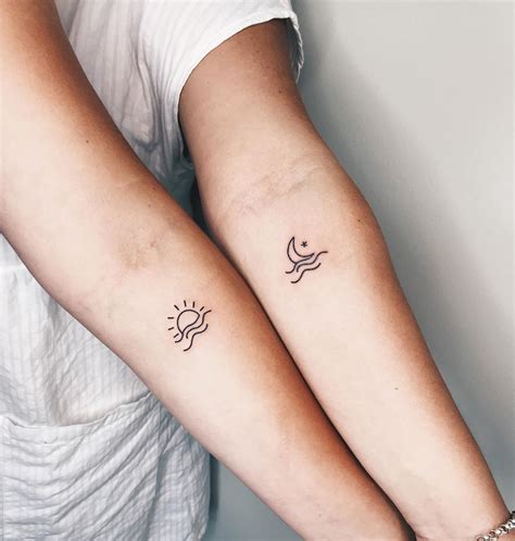 Couples Small Matching Tattoos - Tattoo Style Trends