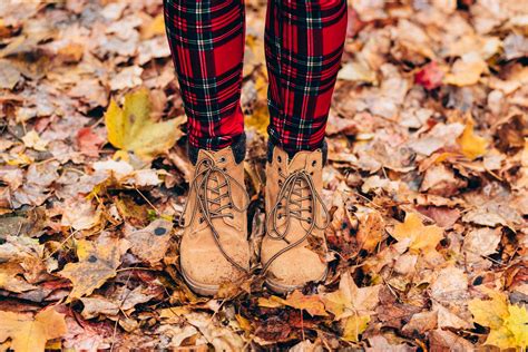 autumn, boots, dry leaves, fall, feet, footwear, leaves, outdoors ...