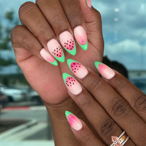 Watermelon Nail Design